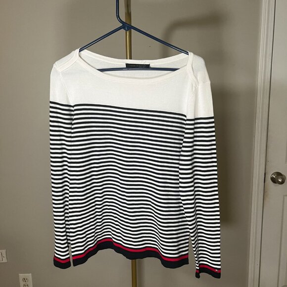 Tommy Hilfiger Jacket & Sweater Bundle Women’s Medium Preppy Workwear - Picture 8 of 12